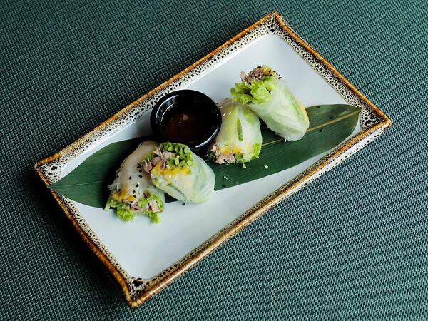 Где-то в Азии - Спринг-роллы с уткой