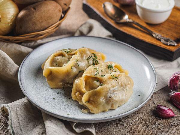 Тюбетей - Манты с говядиной и картошкой