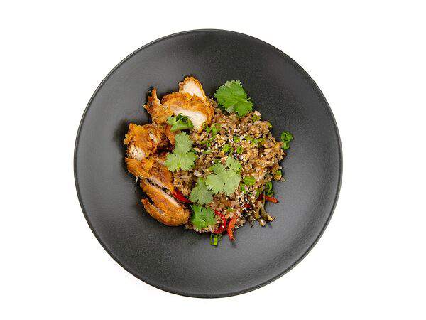 Chi Chi Asian Bistro - Теппаньяки с курицей карри