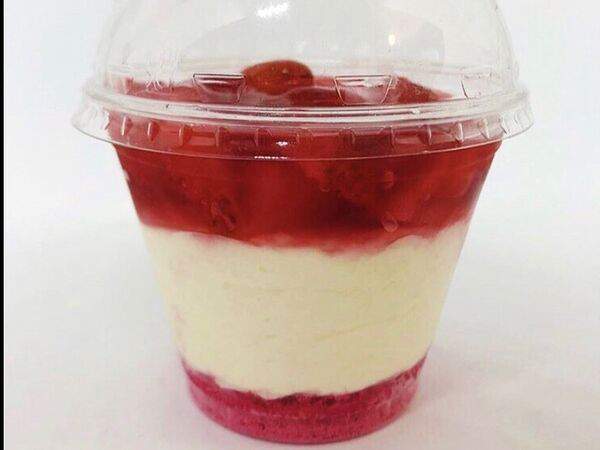 Юникорн - Чизкейк в стакане Клубника