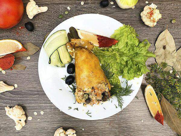 Ланч-кафе Baza Plaza - Кальмар фаршированный