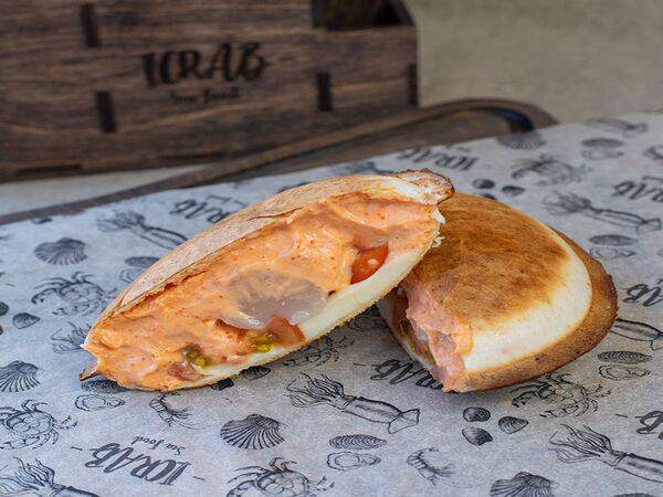 Icrab - Пита Карбонара с гребешком