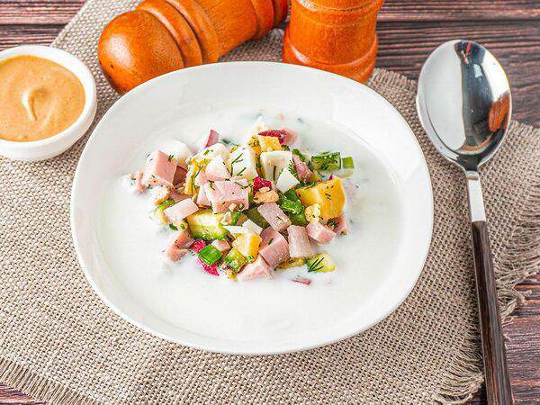 Мировая кухня - Окрошка на кефире