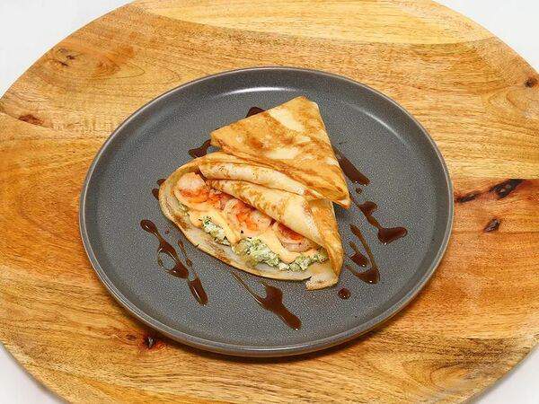 Стрекоза - Блинчик с креветками