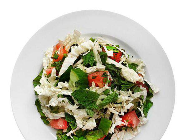 People's food - Салат из свежих овощей с мятой