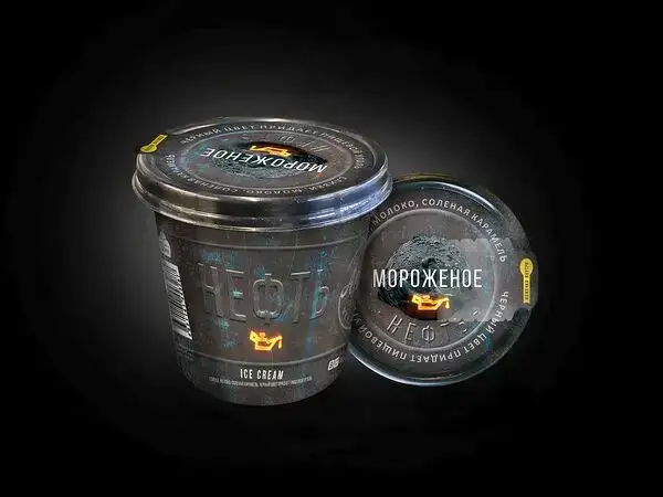Alcreme - Мороженое в стаканчике Нефть