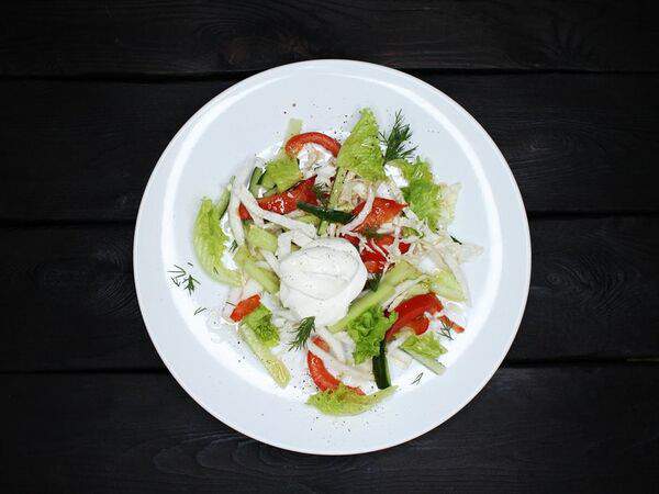 Кафе вегетарианской кухни Радхика - Салат Пекиночка