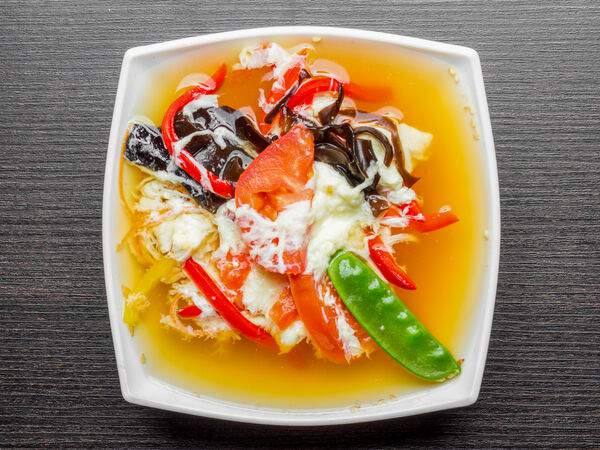 AzianA - Овощной суп с яйцом