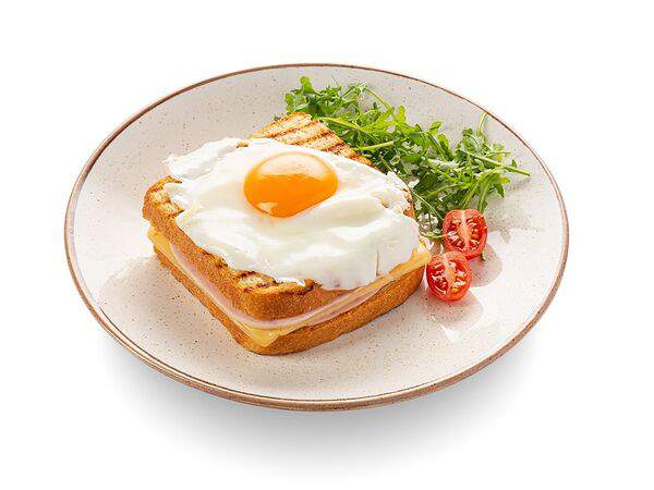 Шоколадница - Крок-мадам с сырами грюйер и гаудой