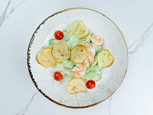 Прожарка - Цезарь с креветкой