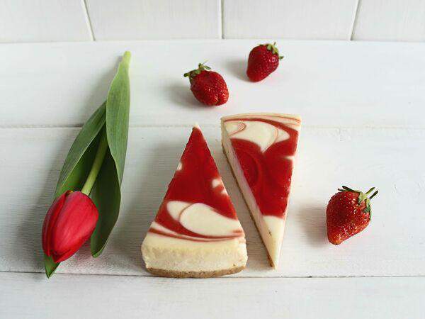 Десерт Коллекция - Чизкейк Нью Йорк С Клубникой Set2