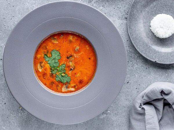 Gagarin Gastro Bar - Суп Том ям с рисом