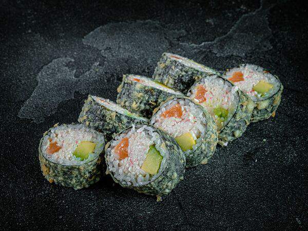 Jimoto - Горячий ролл со снежным крабом и лососем