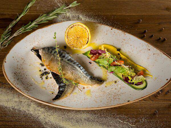 Семейное кафе Бамбинополь - Скумбрия из печи