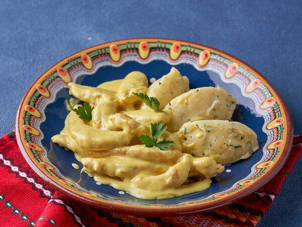 Булгур - Пиле Рокфор