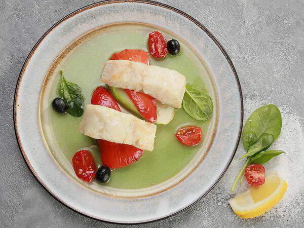 Шале - Филе судака с овощами