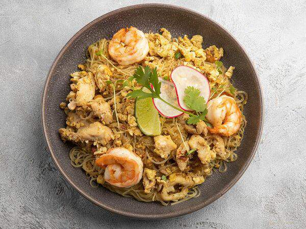 See Yu - Лапша Фунчоза с карри, креветками и курицей