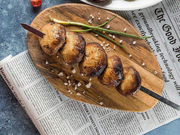 Веранда - Шампиньоны на гриле