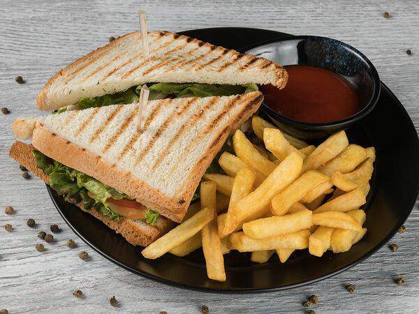 Inspiration coffee - Клаб сэндвич с семгой