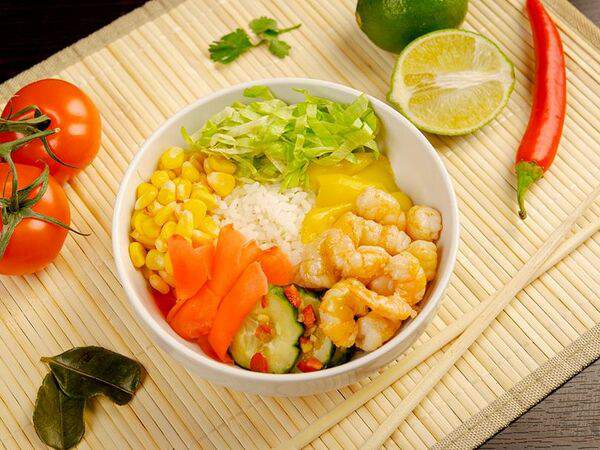 Kung Pho - Поке с креветками