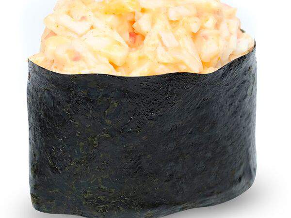 Сура суши - Гункан спайси кани