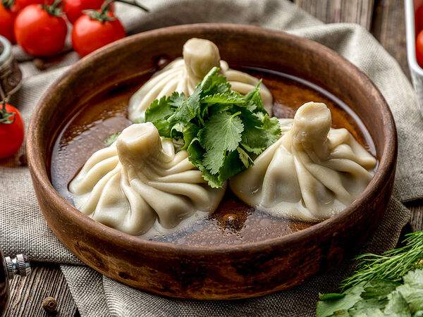 Кафе Барашки - Хинкали-чакапули с ягненком