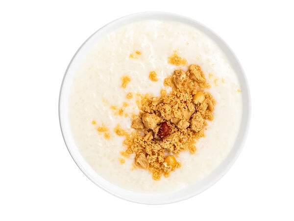 Мандарин - Рисовая каша с арахисовой халвой