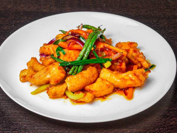 AzianA - Острый лосось с овощами