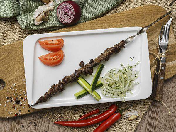 Штаны - Шашлык из куриных сердечек