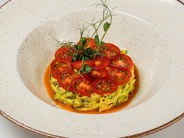 Блиныпицца - По-британски с цыпленком