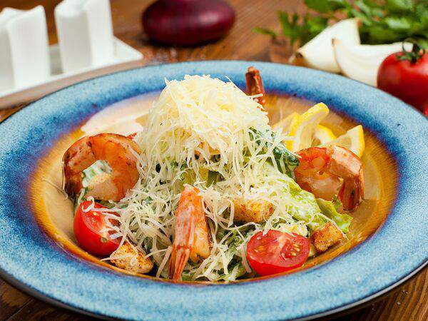 Трапеза - Цезарь с креветками