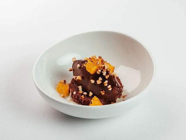 Avocado queen - Шоколадный ганаш,бисквит-бурбон,апельсин