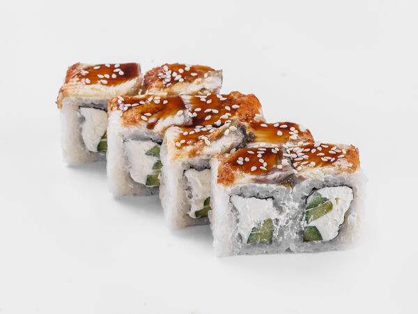 Суши маркет Кухня Солнца - Ролл Сливочный с угрем