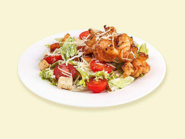 Булки & Мясо - Салат Цезарь с креветками