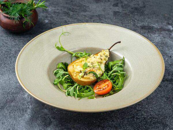 Щепка - Запеченная груша с креветками