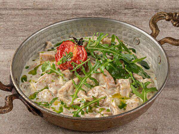 Веранда - Говяжья требуха с луком и чесноком