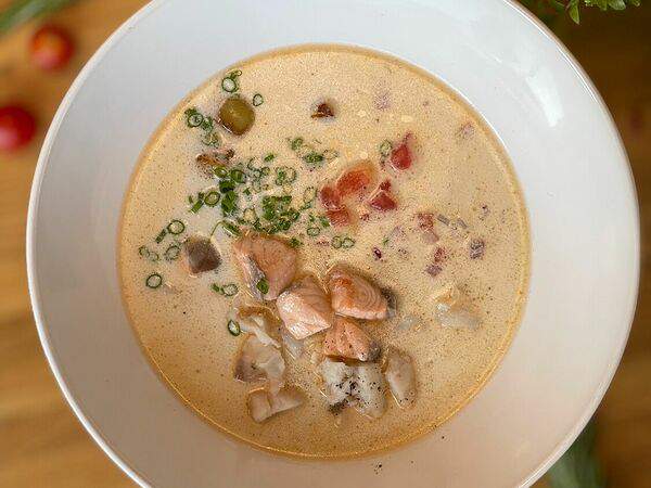 Dream Cafe - Норвежская сливочная рыбная похлебка