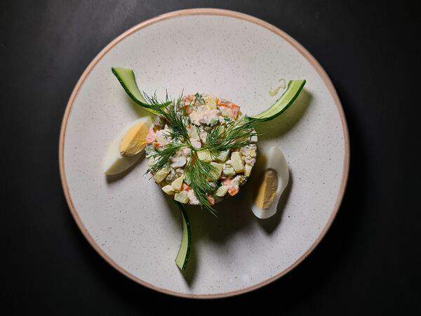 Мимино - Салат Оливье с курицей