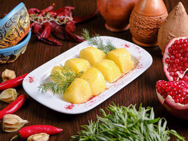 Пиросмани - Картофель отварной с укропом