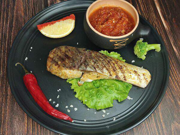 Аджика - Белый амур на гриле