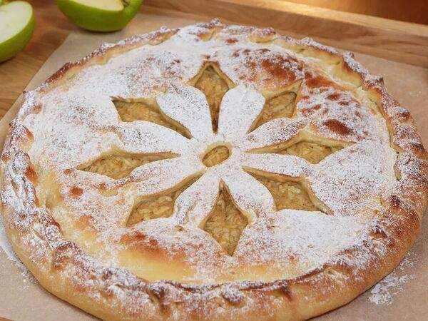 Осетинские пироги - Сладкий пирог с яблоком