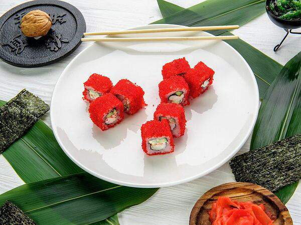 Гранат - Ролл Калифорния с креветкой