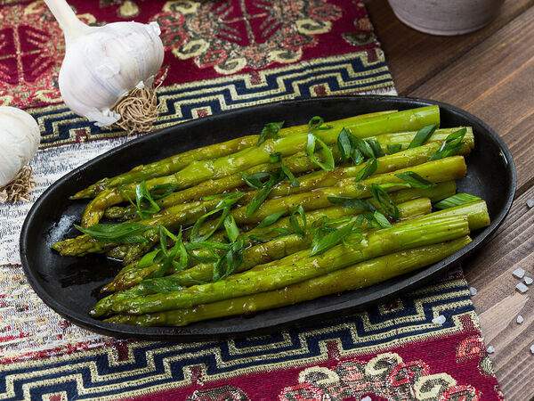 Кафе Отдых - Спаржа в овощной глазури