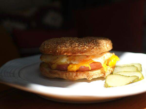 Chicken Star - Бейгл со Сливочным Сыром