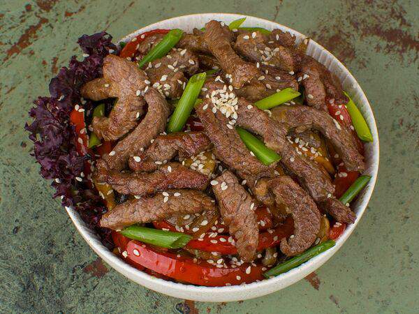 Гастроном - Говядина с рисом по-азиатски