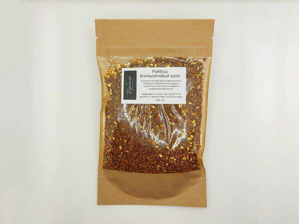 Бриошь пекарня - Чай Ройбуш Апельсиновый крем