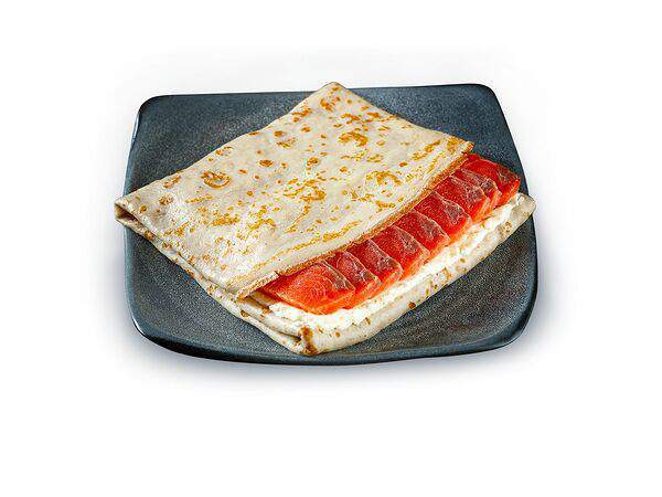 Крутил Вертел - Блин с форелью и творожным сыром