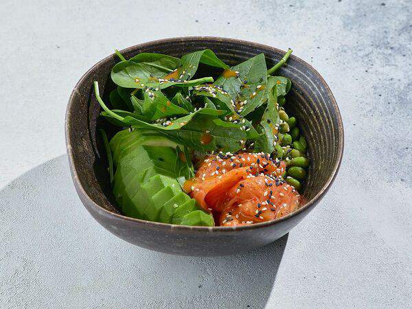 SUSHITO - Поке с лососем и соусом орех-апероль