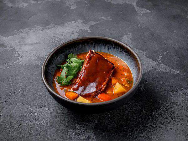 Тарантино - Чили-суп с ребрами BBQ