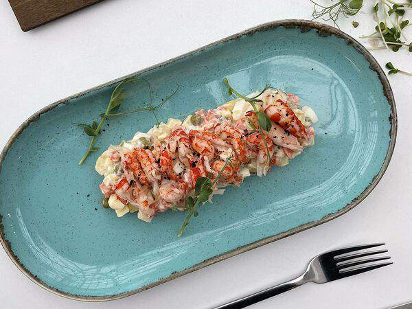 Family kitchen - Оливье с раковыми шейками